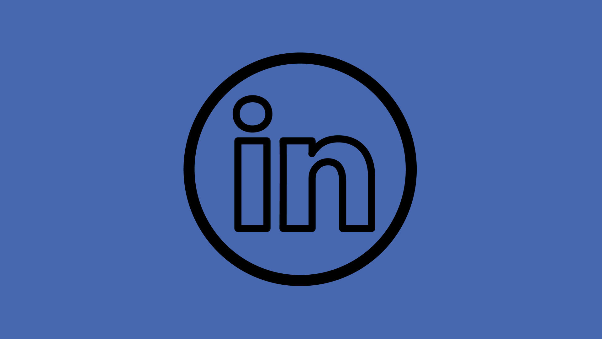 Linkedin Piktorgramm Blau